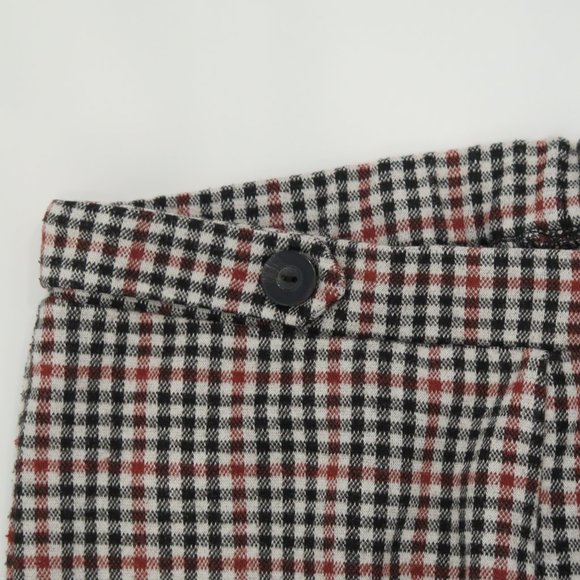 NEXT UK - Girls brown checked leggings - Picture 4 of 8